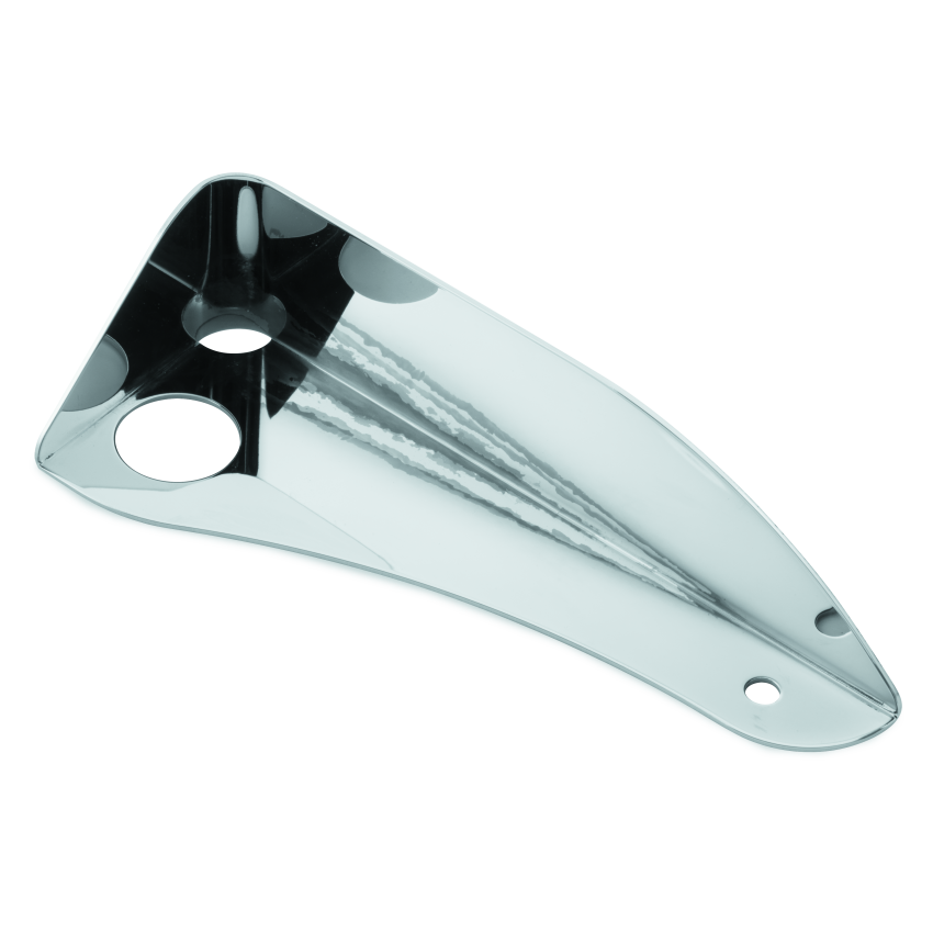 Kuryakyn 7544 Floorboard Exhaust Boot Guard Chrome