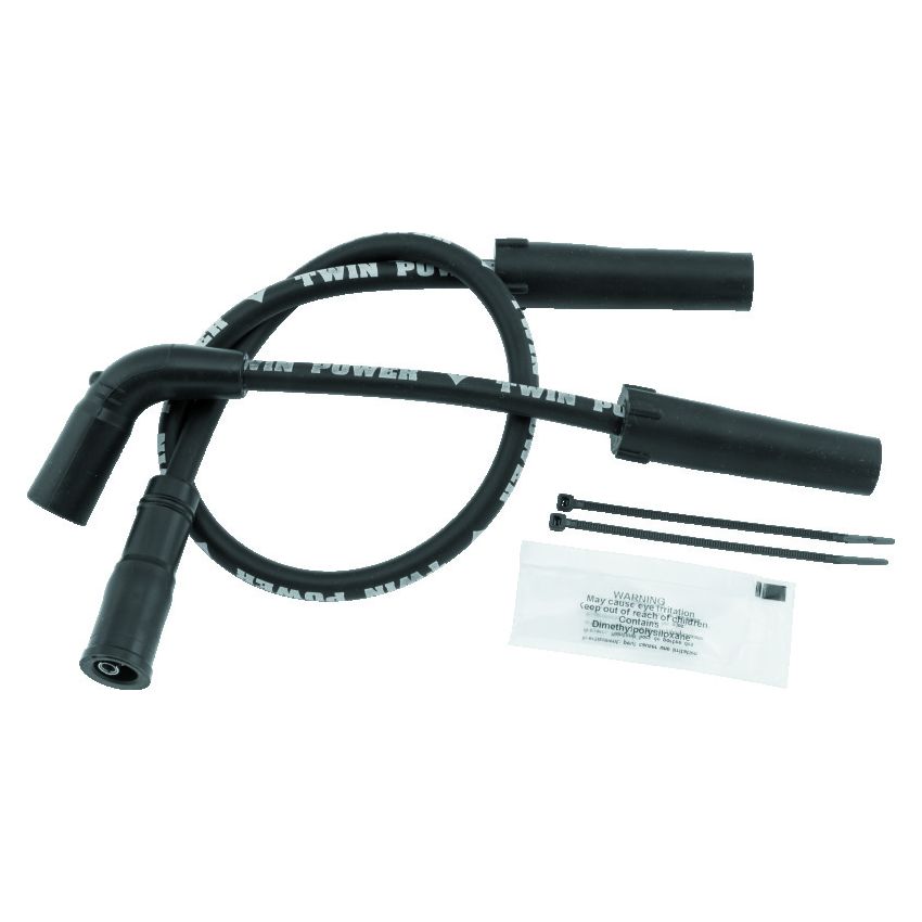 TwinPower 110113 Twin Power 99-06 FLH FLT With Carb 07-Up XL Black Ignition Wire Set