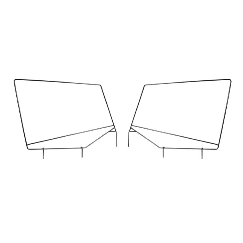 Rugged Ridge Upper Door Skin Frames 87-95 Jeep Wrangler YJ