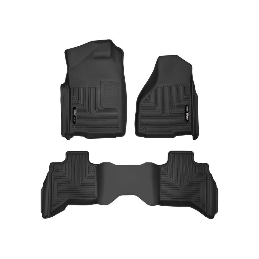 HUSKY LINERS HSK53628 Front & 2nd Seat Floor L iners X-act Contour