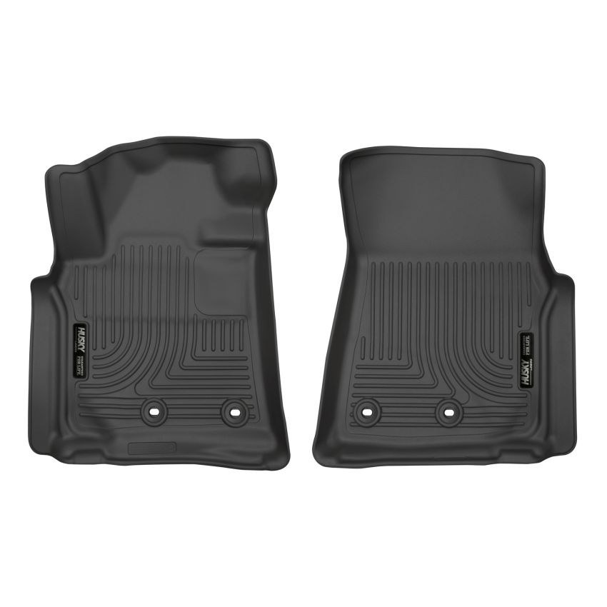 Husky Liners 13-16 Lexus LX570 / 13-16 Toyota Land Cruiser Weatherbeater Black Front Floor Liners