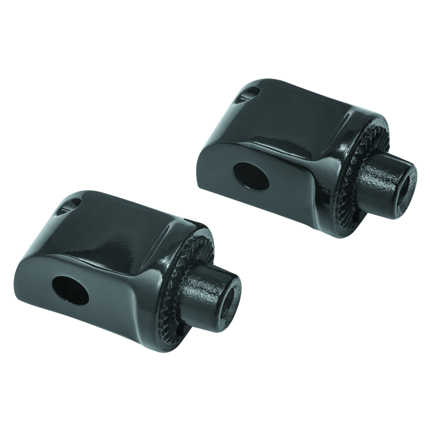 Kuryakyn 8865 Splined Adapter Kawasaki & Yamaha Gloss Black