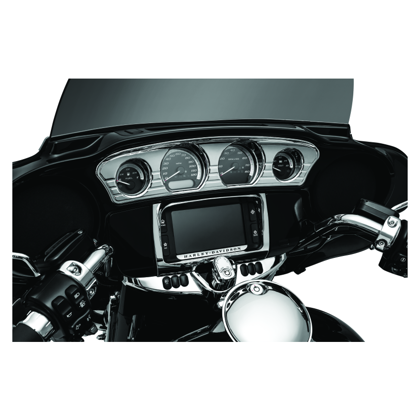 Kuryakyn 7283 Switch Panel Accent 14-Up Touring Models Chrome