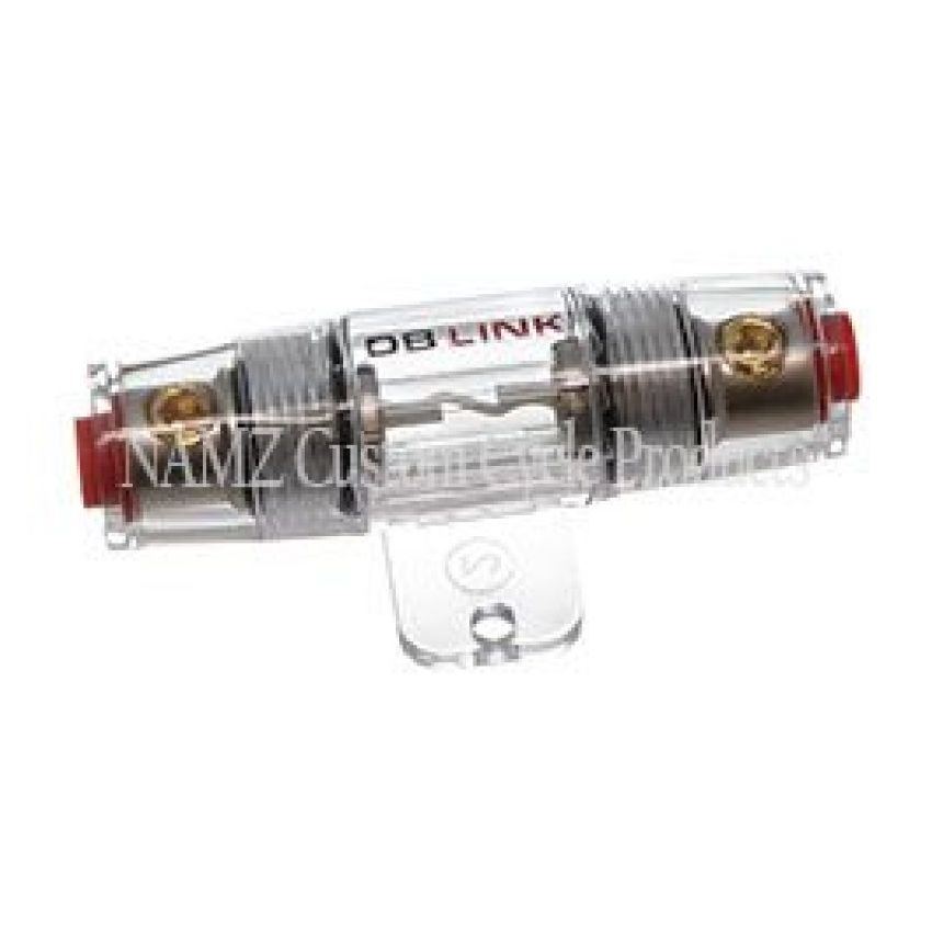 NAMZ NAP-AGUFH AMP Power 4/8g In Line AGU Fuse Holder Nickel-Plated (Single)