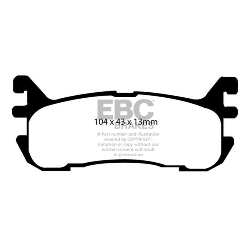 EBC DP41003R 97-02 Ford Escort 2.0 Yellowstuff Rear Brake Pads