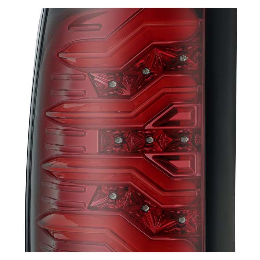 AlphaRex 09-18 Dodge Ram 1500 PRO-Series LED Tail Lights Red Smoke