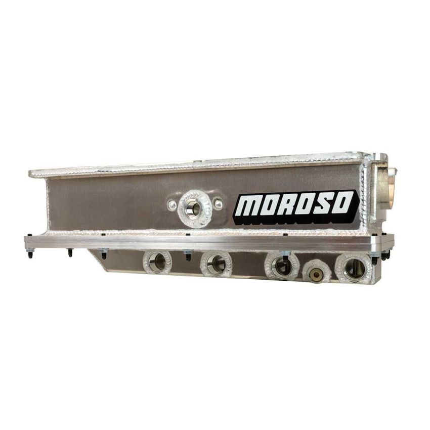 Moroso 20395 Energy Mfg 351W/SBF 351W 2 Piece 4 Pickup Dry Sump 7.25in Aluminum Oil Pan