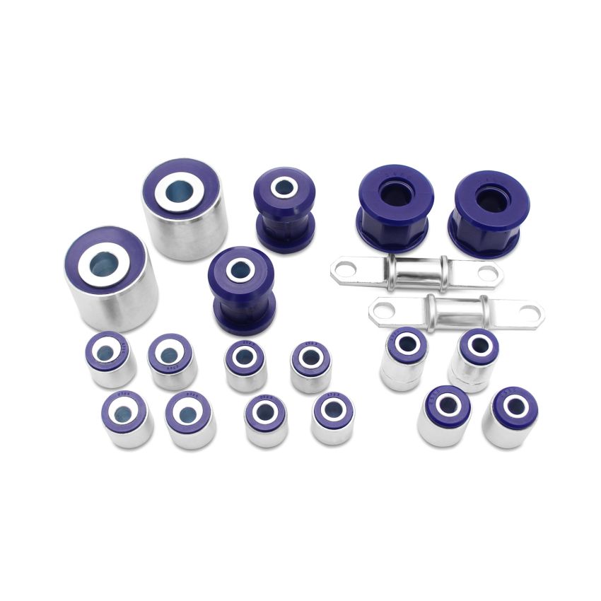 SuperPro 2004 Mazda 3 i Front / Rear Vehicle Master Bushing Kit - Caster/ Camber Adj
