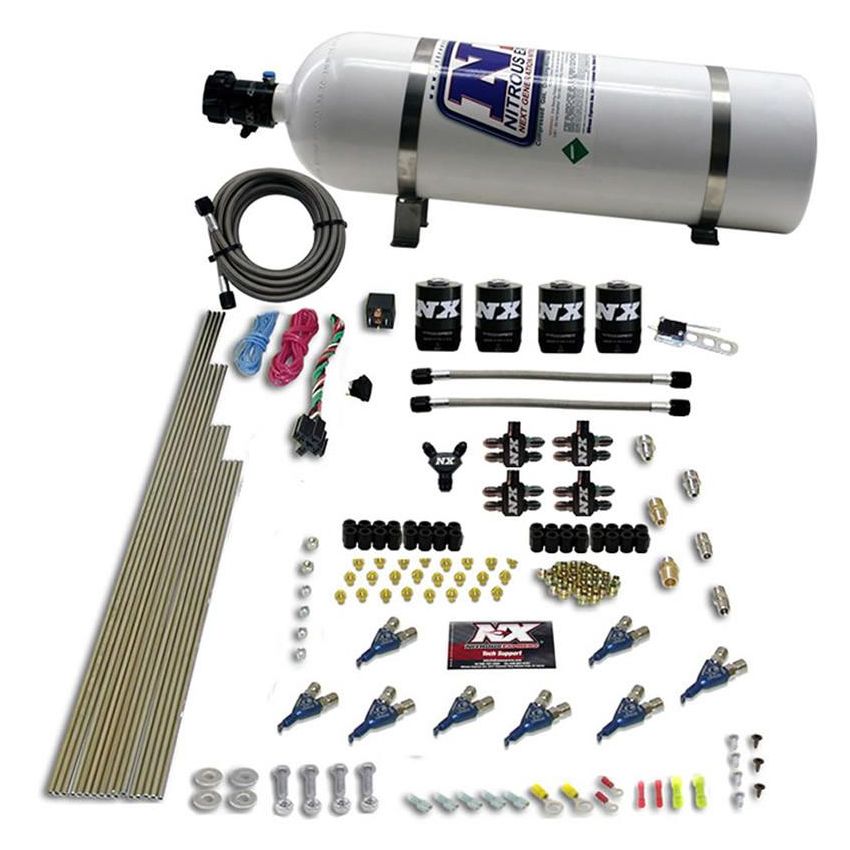 Nitrous Express 80005-15 8-CYL ALCOHOL (250-350-450-550HP) WITH 15LB BOTTLE