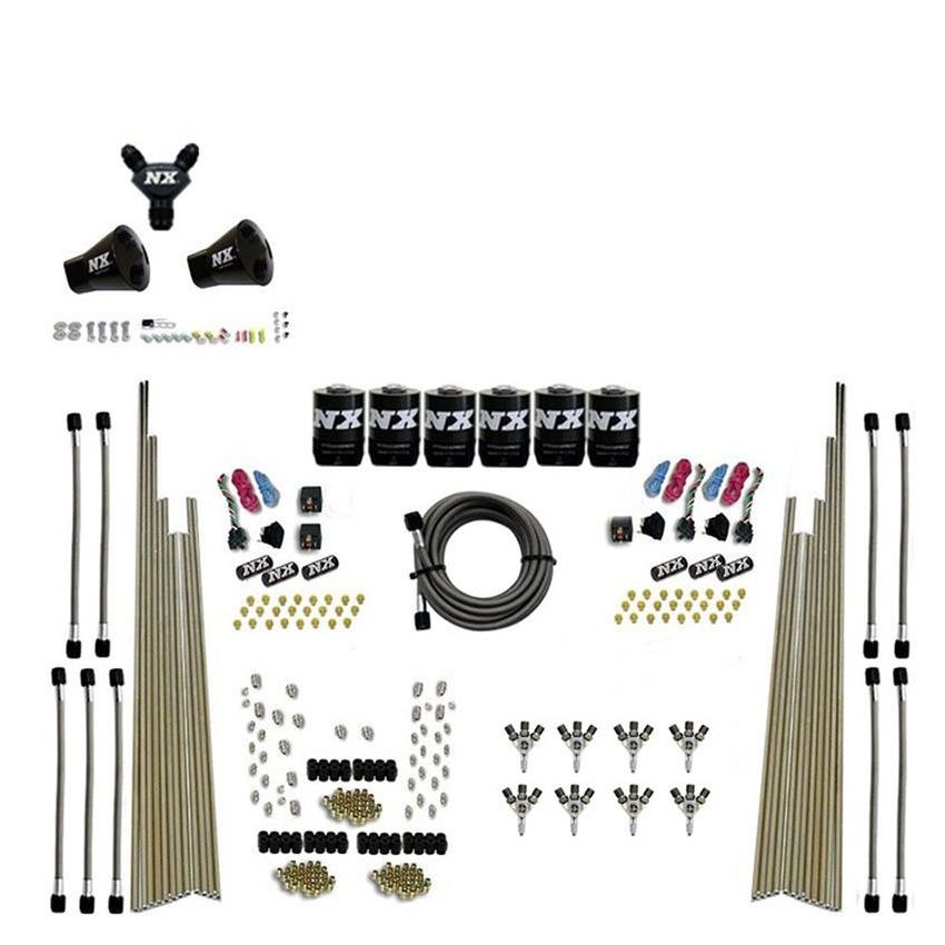 Nitrous Express 80020-00 8-CYL TRIPLE-D DRY DIRECT PORT, 3 STAGE DRY, 6 SOLENOIDS, W/ NO BOTTLE