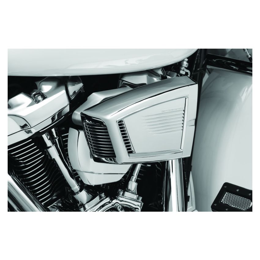 Kuryakyn 9340 Servo Cover Milwaukee-8 With Air Cleaners Black