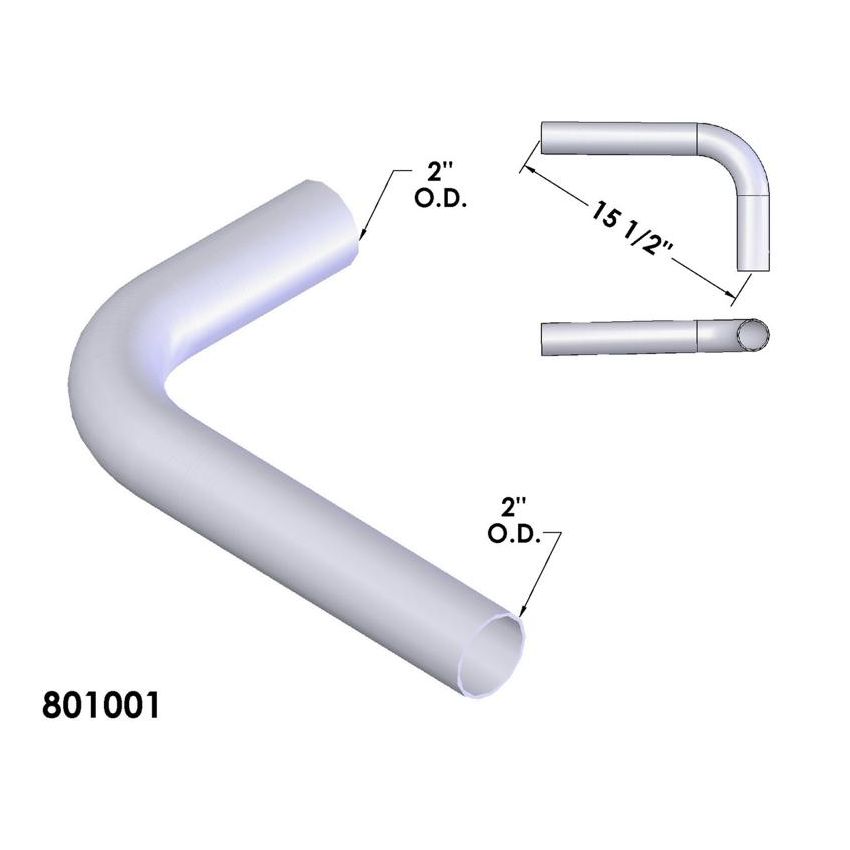 OEM Industries 801001 EXHAUST TAIL PIPE