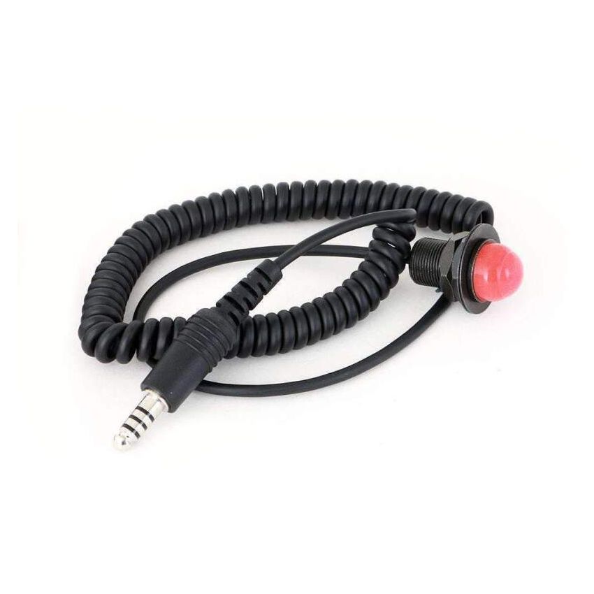 Rugged Radios PTT-VM2-QD Velcro Mount Steering Wheel Push to Talk (PTT) with Quick Disconnect for Intercoms