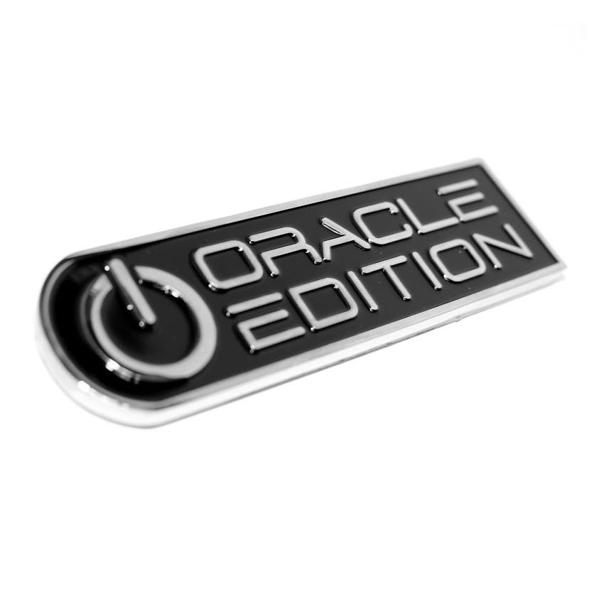 Oracle Lighting 8031-504 Edition Badge, Right/Passenger, Black/White