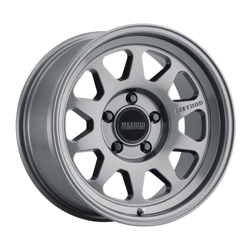 Method Wheels MR31678558800 Method MR316 17x8.5 0mm Offset 5x150 110.5mm CB Gloss Titanium Wheel