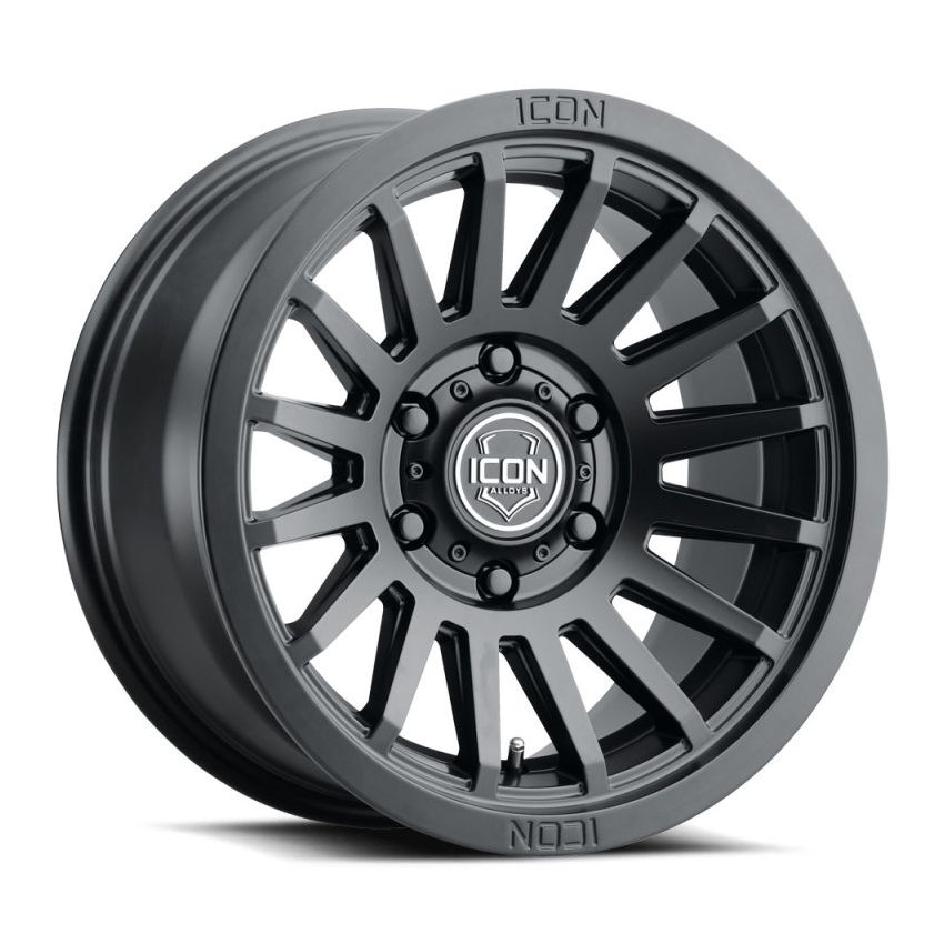 ICON Recon SLX 17x8.5 6x5.5 BP 25mm Offset 5.75in BS 95.1mm Bore Satin Black Wheel