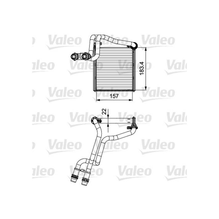 Valeo 811536 HEATER CORES VOLKSWAGEN GOLF V PLUS