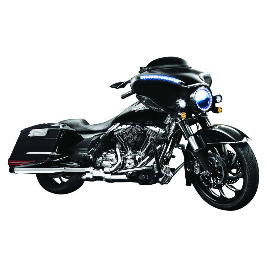 Kuryakyn 7786 Front Fender Side Trim Chrome