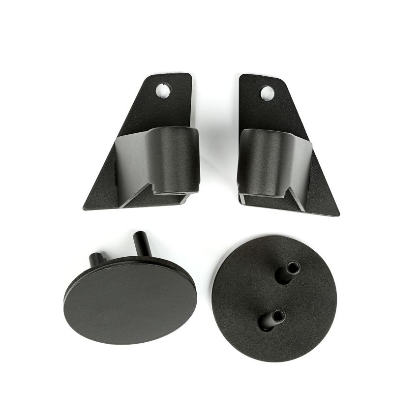 Rugged Ridge 07-18 Jeep Wrangler JK Textured Black Mirror Relocation Brackets