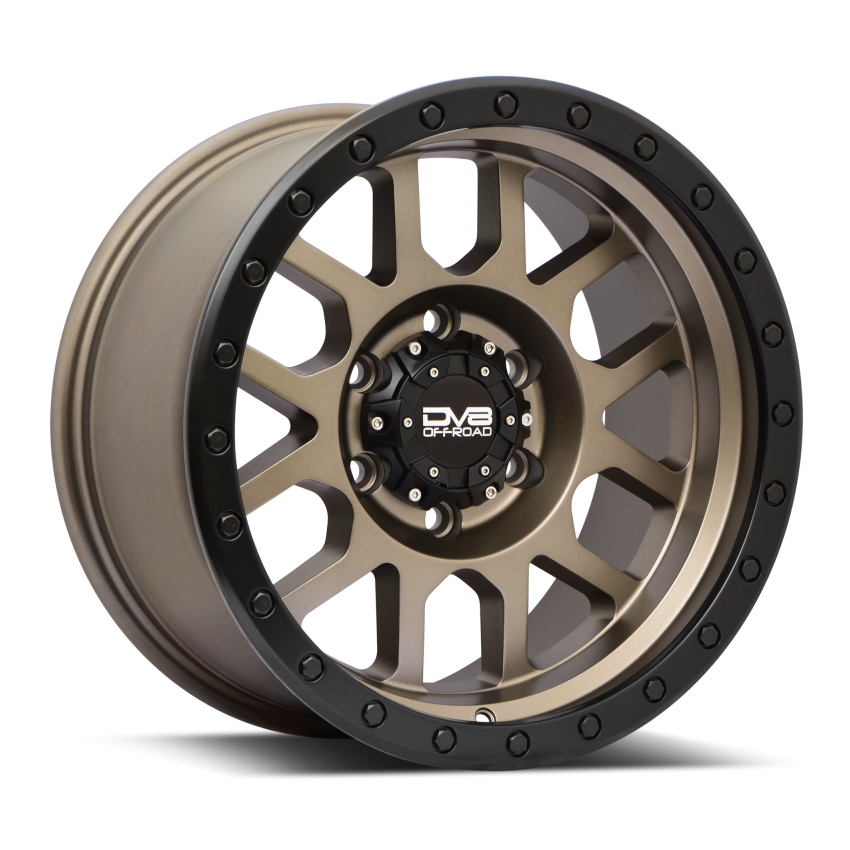 DV8 Offroad 883 Aluminum Beadlock Wheels 17x9 6x139.7 +0mm Matte Bronze