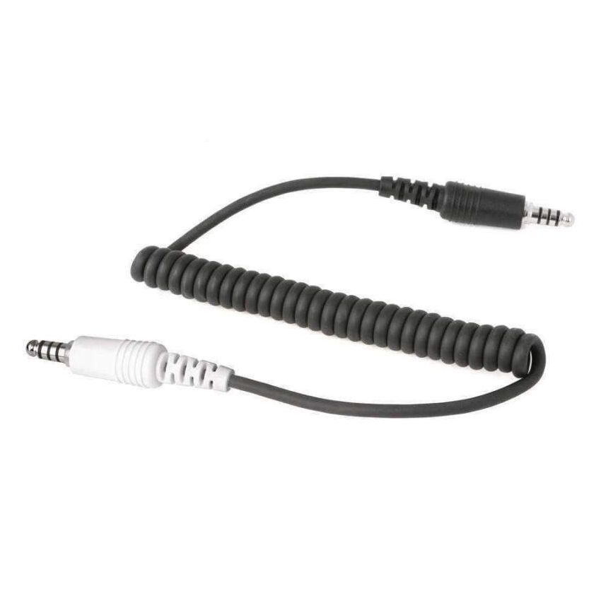 Rugged Radios IP-2-STP-CCADPT IMSA 4C Harness to Stilo Helmet Coil Cord Adapter