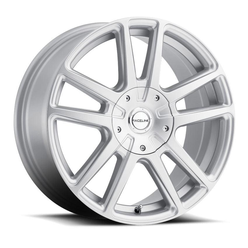 Raceline 145S Encore 15x7in / 4x100/4x114.3 BP / 40mm Offset / 72.62mm Bore - Gloss Silver Wheel