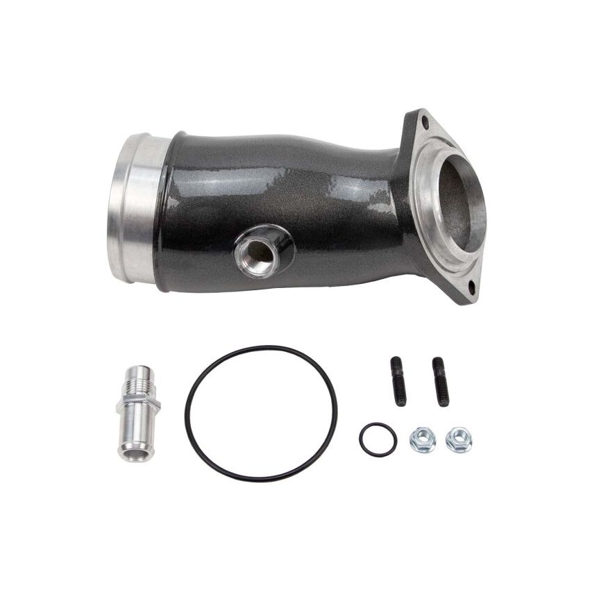 Wehrli WCF100775-GB 17-24 Duramax L5P High Flow Intake Horn - Gloss Black