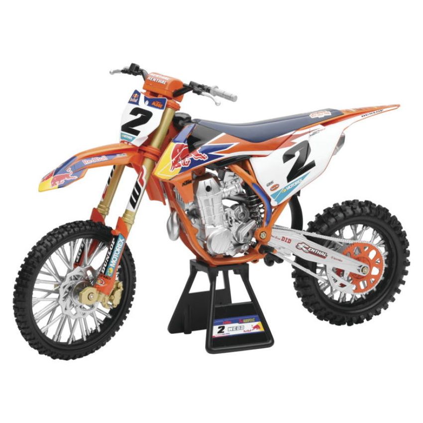 New Ray Toys 49683 Red Bull KTM 450SX-F (Cooper Webb #2)/ Scale - 1:6