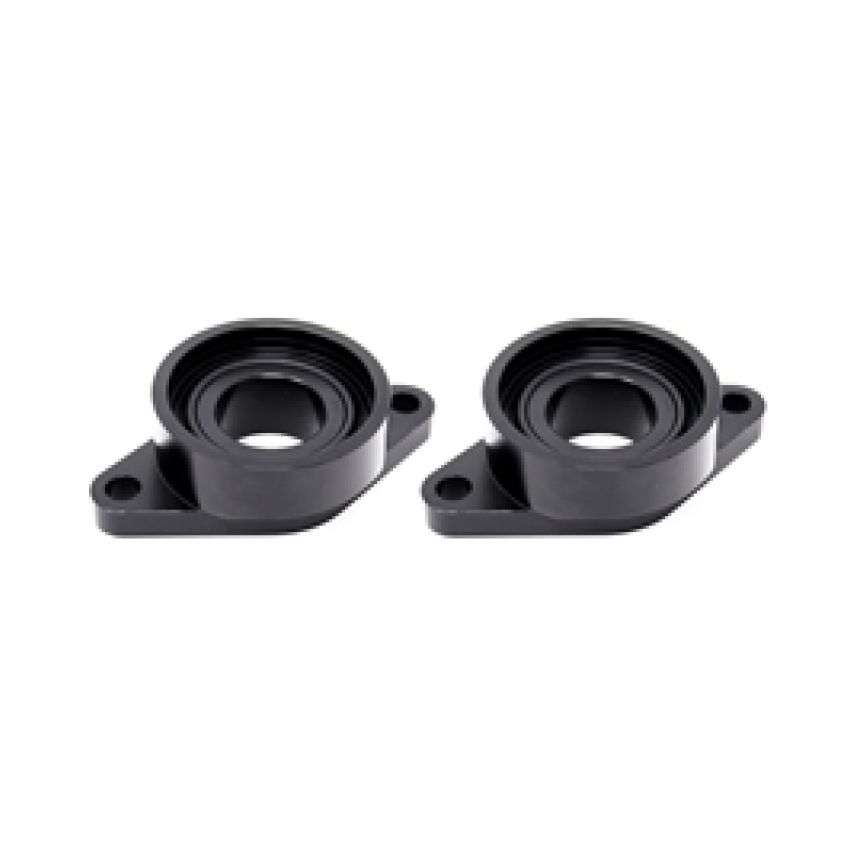 Torque Solution Billet Stock to HKS Blowoff Valve Adapter: Nissan GTR R35 All - Black