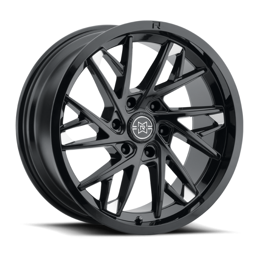 Method Wheels MR80129080500 Method Raised MR801 20x9 / 8x6.5 BP / 0mm Offset / 121.3mm Bore - Gloss Black Milled Wheel