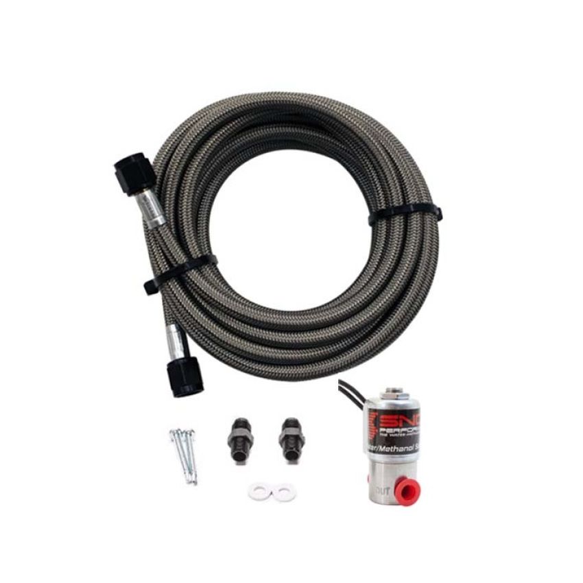 Snow Performance Braided SS Line Trunk Mount Upgrade (4AN SS Braided Line Systems)