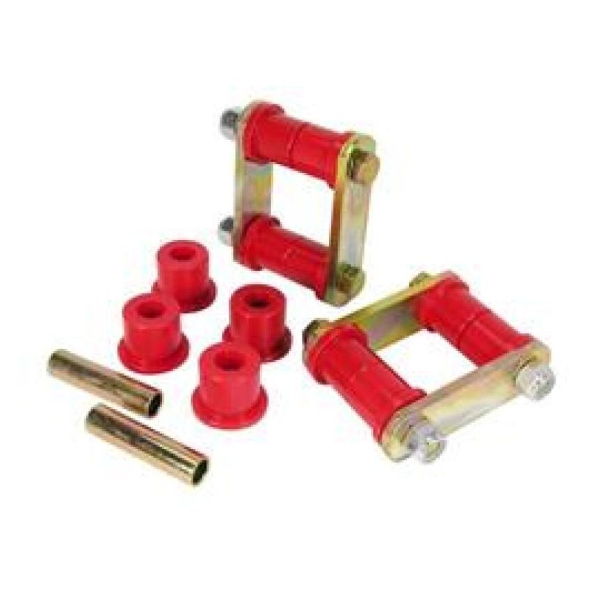 Prothane 25-43008 84 Range Rover Upper/Lower Front Shock Bushings - Red