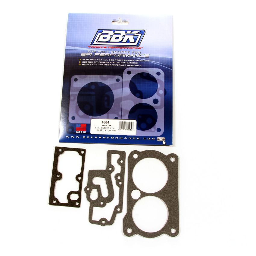 BBK Performance Parts 1584 THROTTLE BODY GASKET KIT GM TWIN 58MM FOR #1536-1539-1542-1544