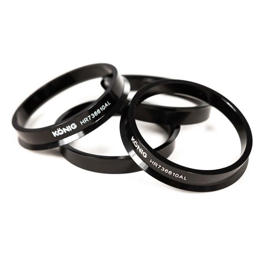 Konig HR736610AL Aluminum Hub Ring Set (4pcs) - 73.1mm O.D. / 66.1mm I.D.