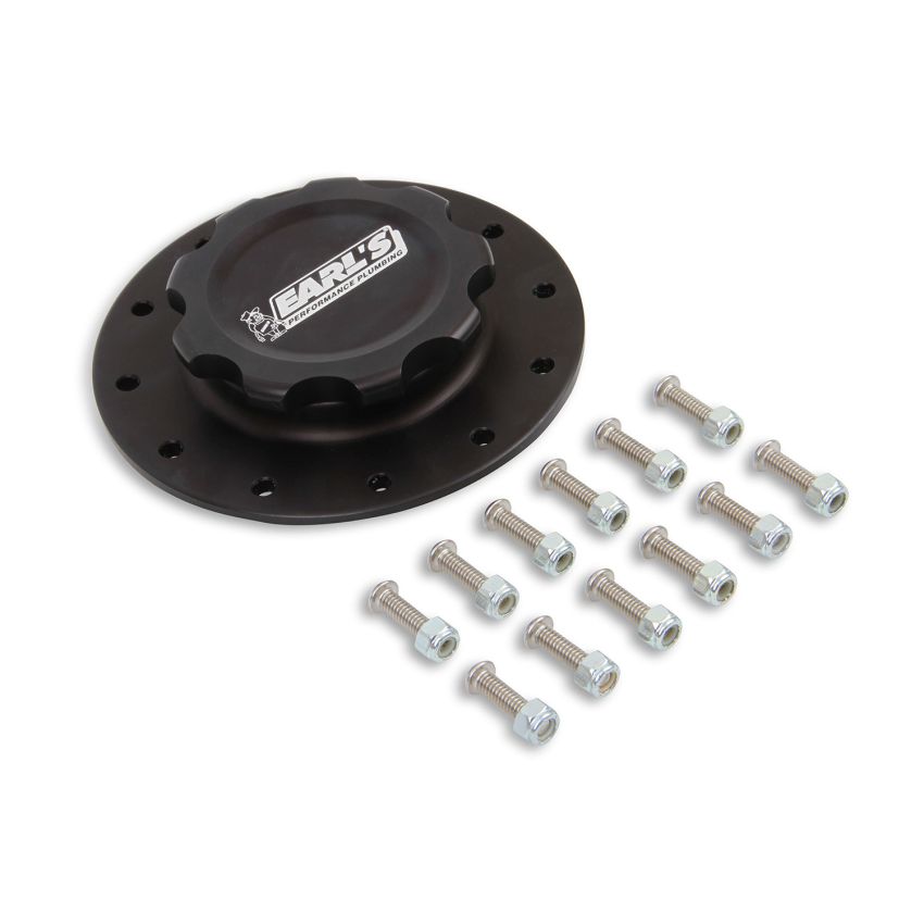EARLS EAR166017ERL Alm Fuel Cell Cap & Bung w/12 Bolt Flange