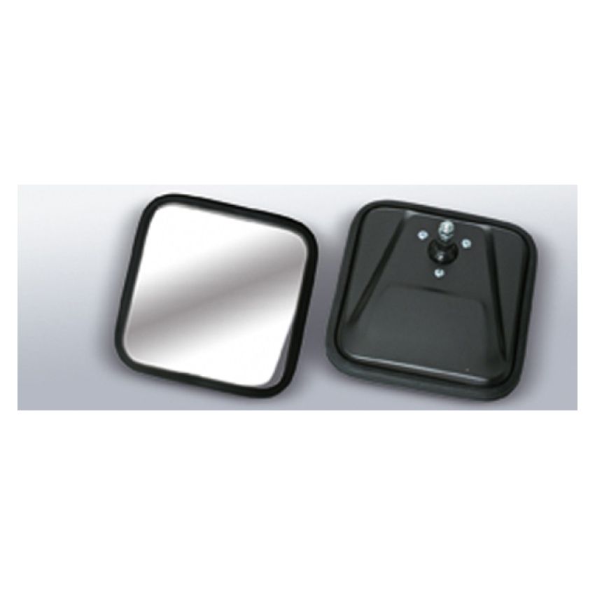 Rugged Ridge 55-86 Jeep CJ Black CJ-Style Convex Mirror Head