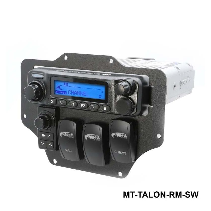 Rugged Radios MT-TALON-RM-SW Honda Talon Mount - Radio Intercom and Switches M1 / G1 / RM45 / RM60 / GMR45