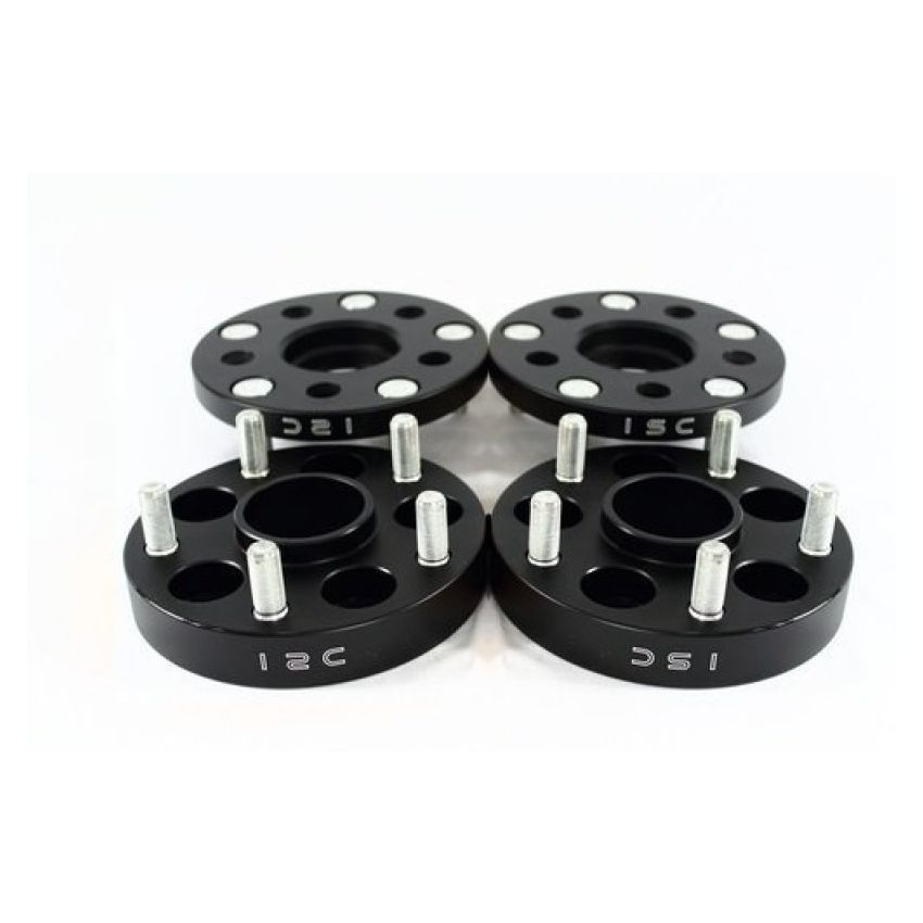 ISC Suspension 5x114.3 Hub Centric Wheel Spacers 20mm Black (Pair)