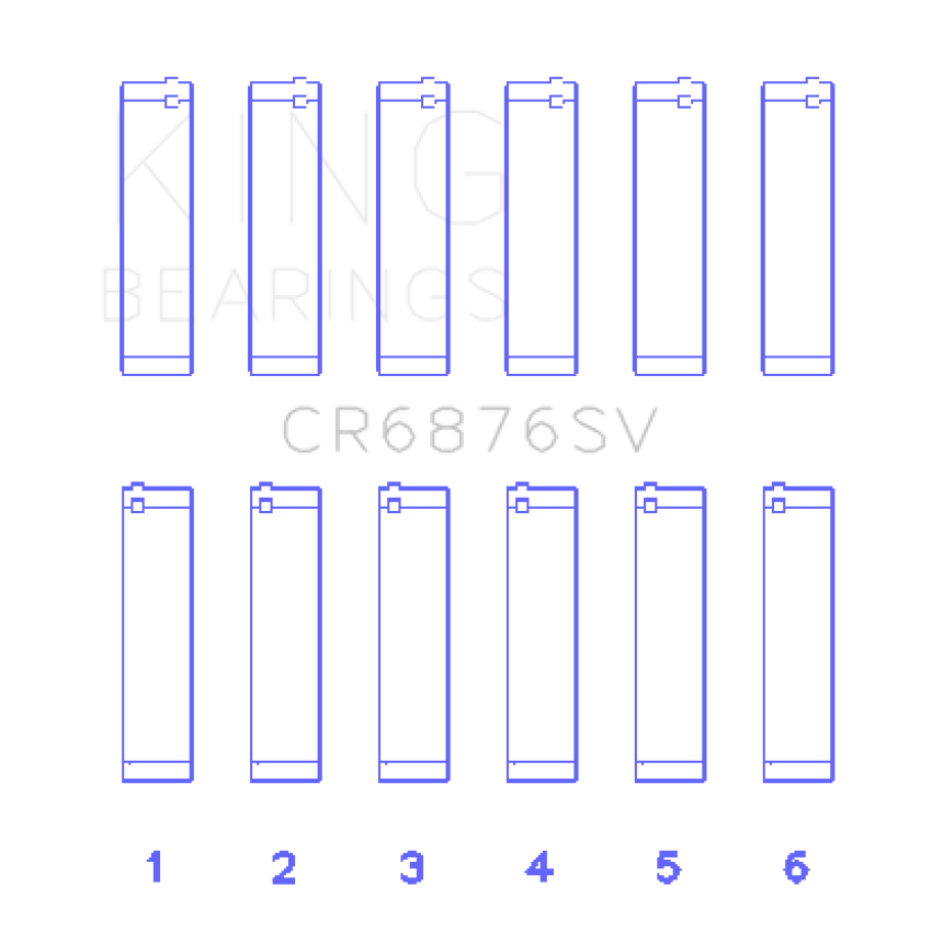 King Mercedes-Benz OM 642 Connecting Rod Bearing Set