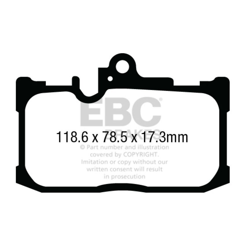 EBC UD1686 13+ Lexus GS350 3.5 F-Sport RWD Ultimax2 Front Brake Pads