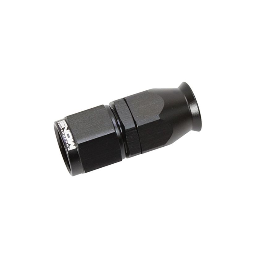 Nitrous Express 8AN Straight PTFE Hose End - Black