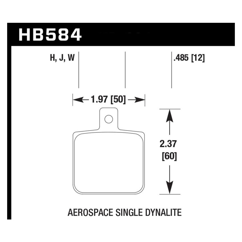 Hawk Performance HB584F.485 HPS Disc Brake Pad