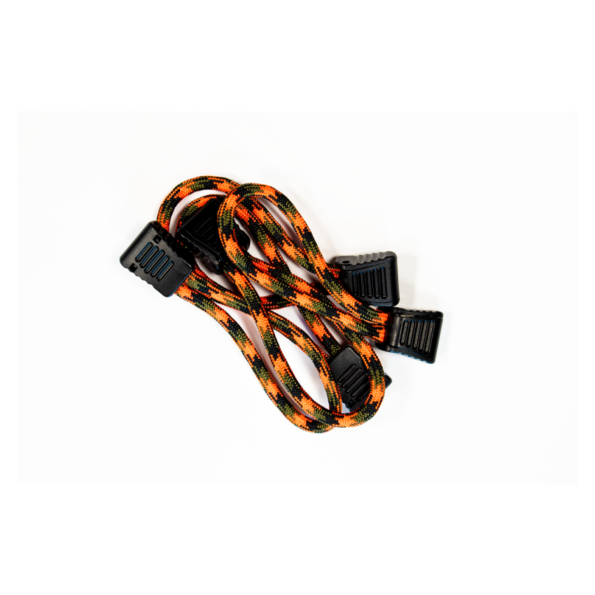 Fishbone Offroad Paracord Zipper Pulls 5 Pcs Orange Camo