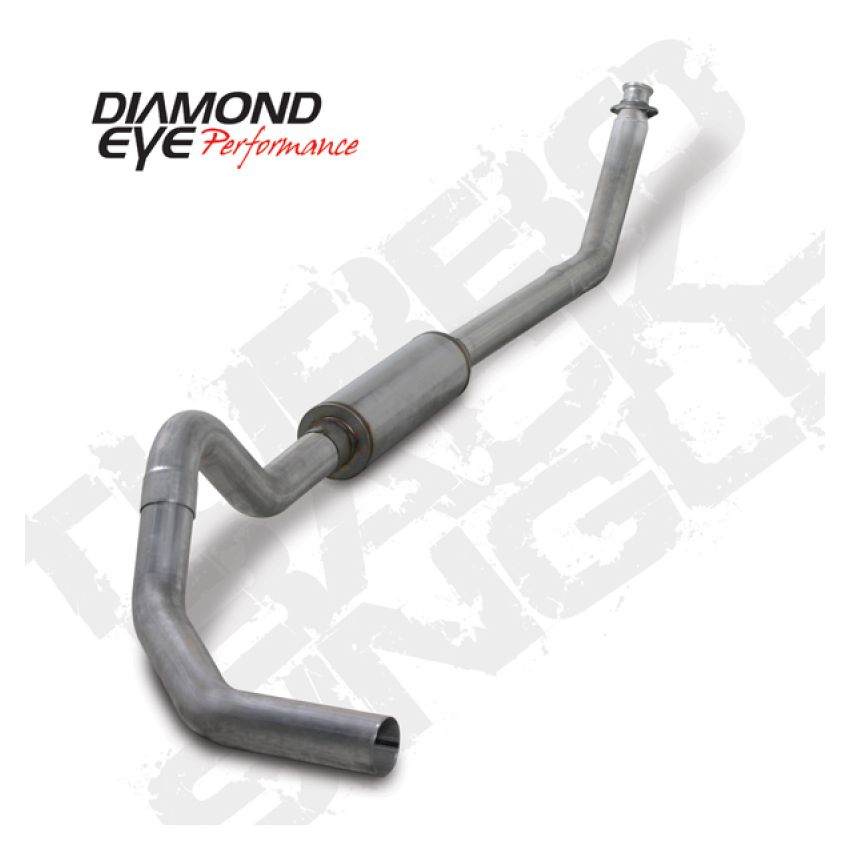 Diamond Eye Performance K4212A Diamond Eye KIT 4in TB SGL AL: 98.5-02 DODGE CUMMINS 5.9L