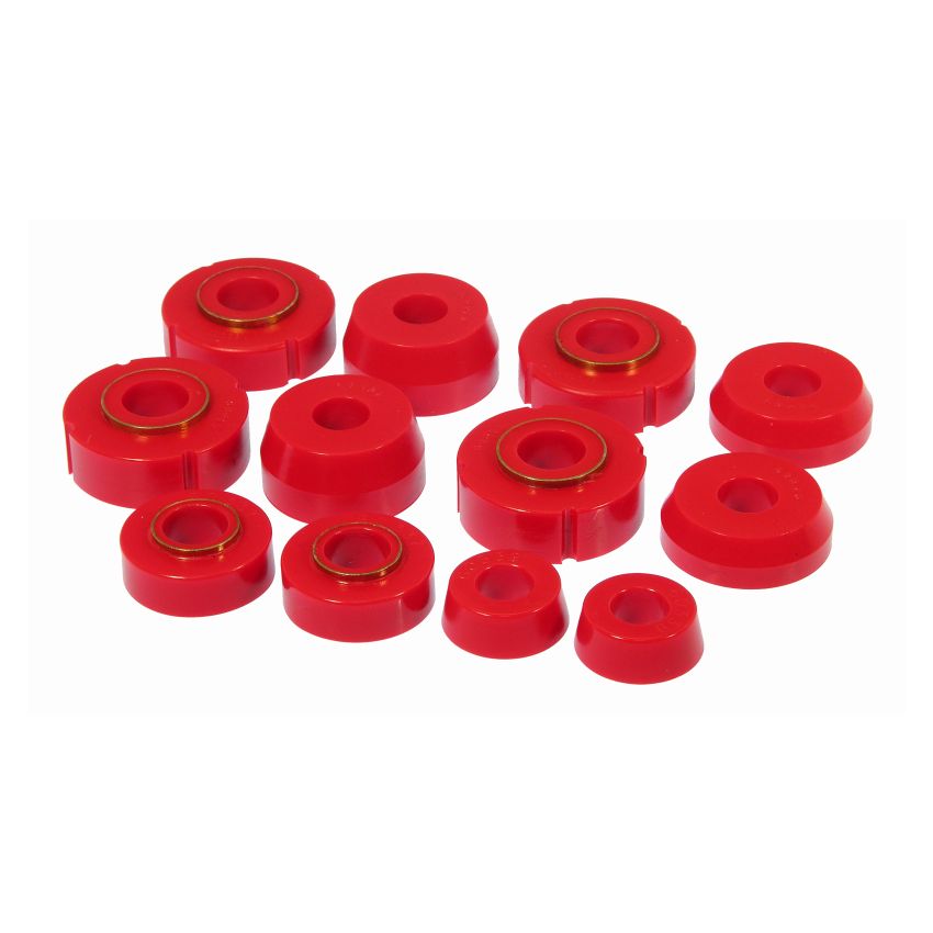 Prothane 66-79 Ford F100-350 2wd Body Mount - Red