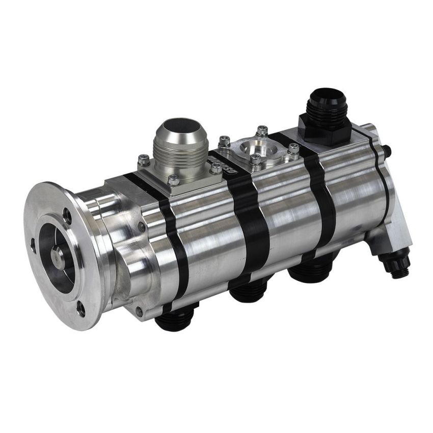 Moroso 22393 Tri-Lobe Dry Sump 3-Stage Oil Pump for Procharger V-Band 1.200