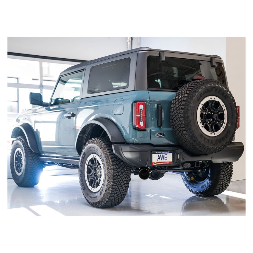 AWE Tuning Audi B9.5 RS5 Sportback Non-Resonated Touring Edition Exhaust - RS-Style Diamond Blk Tips