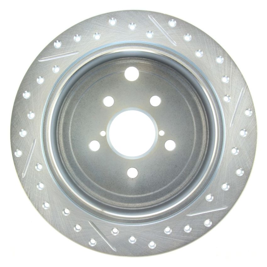 StopTech Select Sport 09-13 Subaru Forester Slotted and Drilled Right Rear Rotor