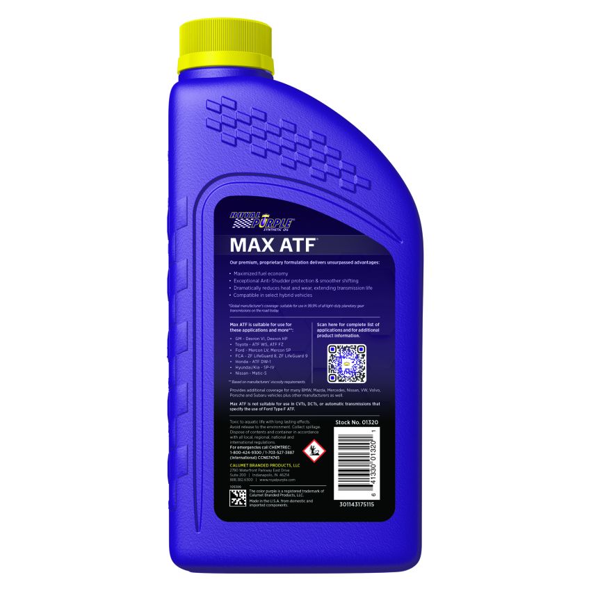 Royal Purple 06320 Max ATF Automatic Transmission Fluid - 1 Quart