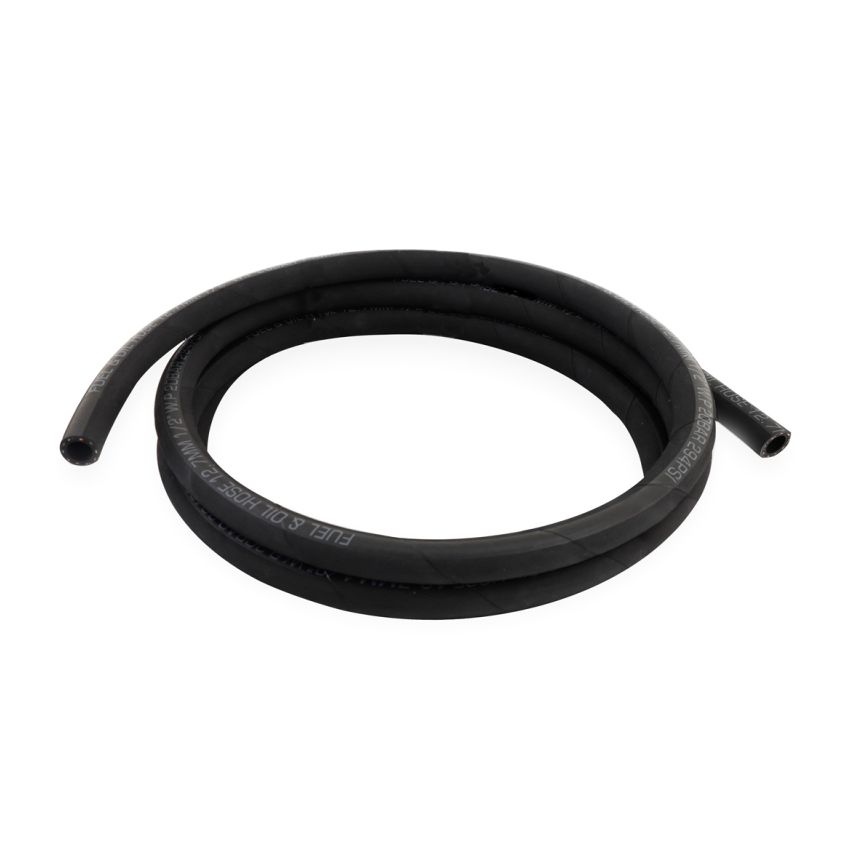 Mishimoto MMHOSE-PL-08-120 Push Lock Hose, Black, -8AN, 120in Length